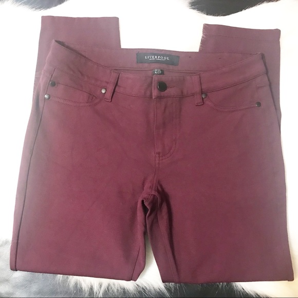 Liverpool Jeans Company ⚜️ Burgundy Skinny Jeans